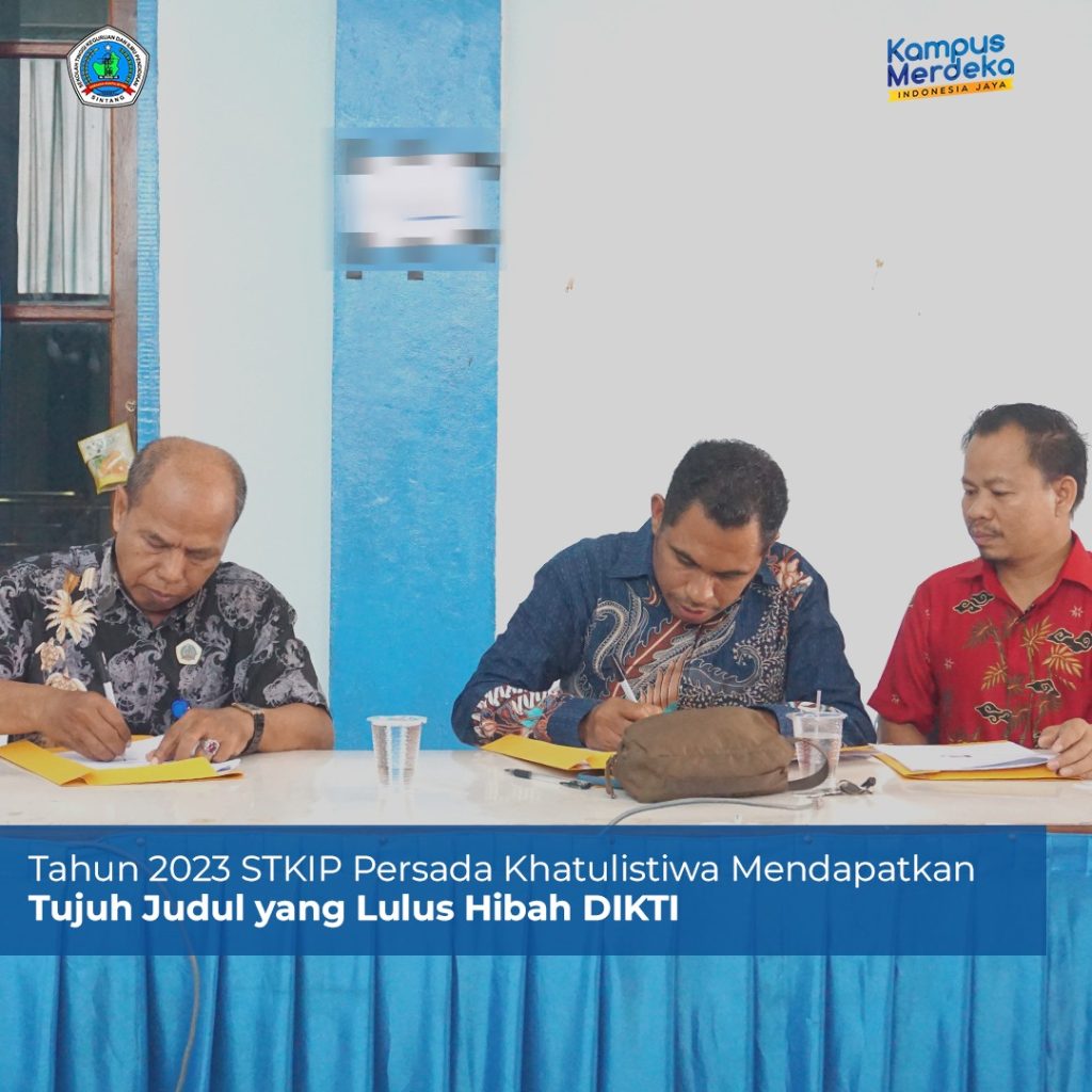 LPPM STKIP Persada Khatulistiwa Sintang Mengadakan MoU Hibah Penelitian